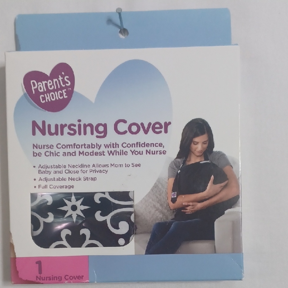 Nursing Cover - Black and White